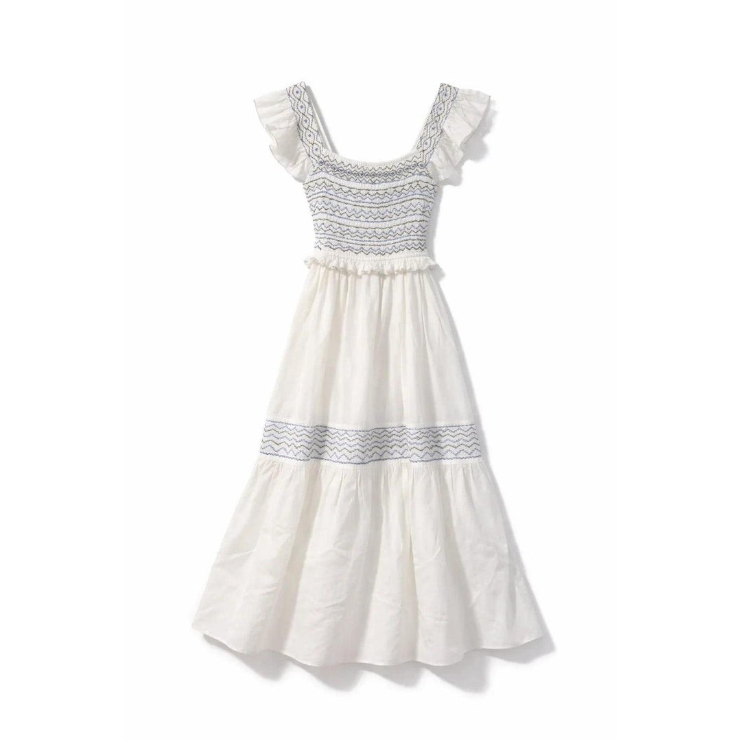 Cleobella Ginevra Ankle Dress-Women's Clothing-Ivory-XS-Kevin's Fine Outdoor Gear & Apparel