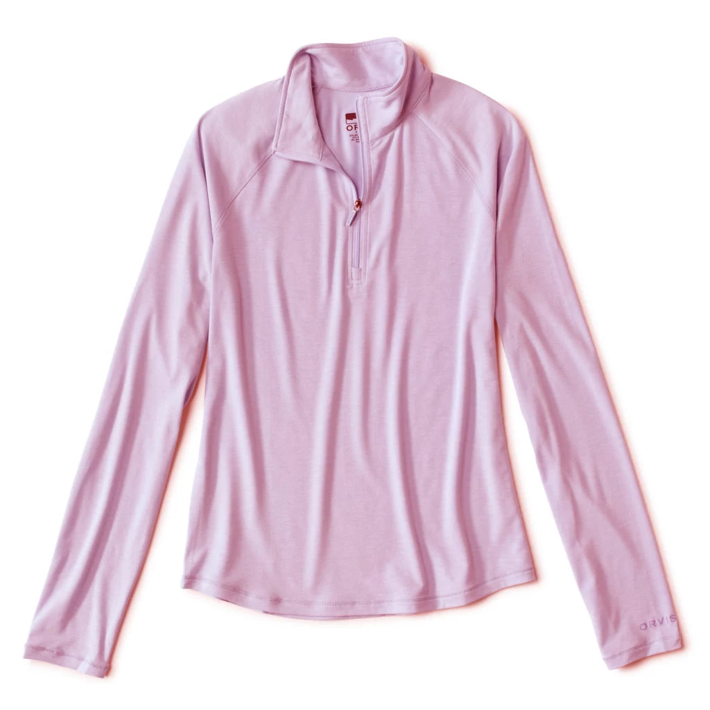 Orvis Women's DriCast 1/4 Zip-Women's Clothing-Spring Lilac-XS-Kevin's Fine Outdoor Gear & Apparel