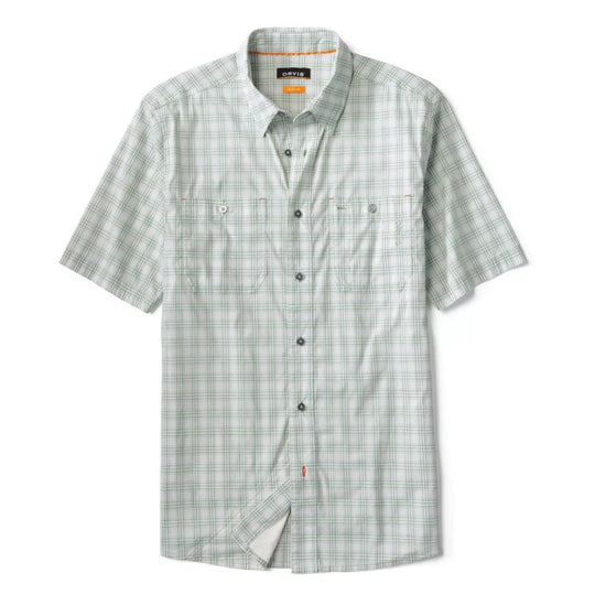 Orvis River Guide Plaid Short-Sleeve Shirt-Men's Clothing-Pacific Blue-S-Kevin's Fine Outdoor Gear & Apparel