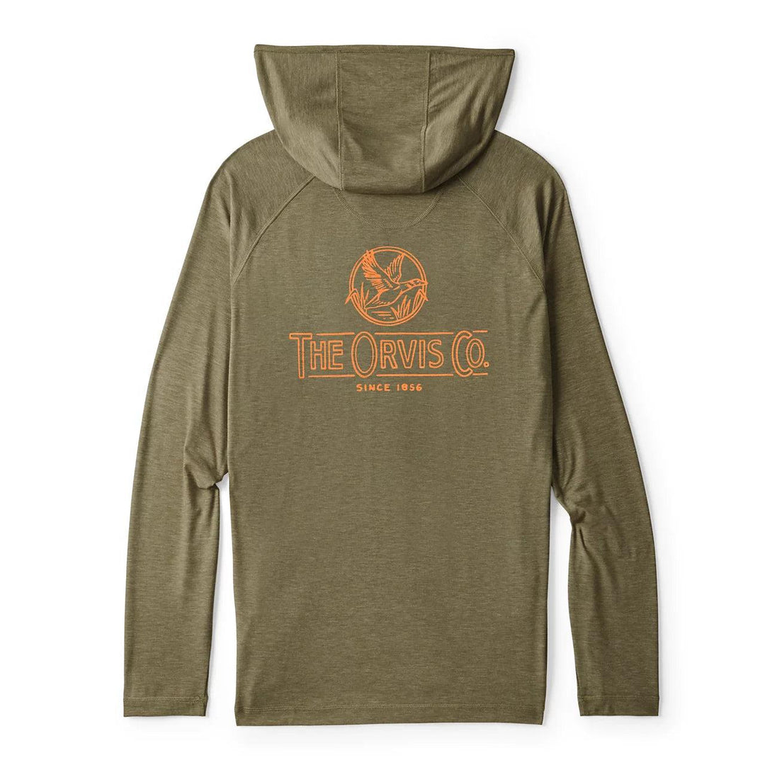 Orvis DriCast Logo Hoodie-Men's Clothing-Tarragon-S-Kevin's Fine Outdoor Gear & Apparel