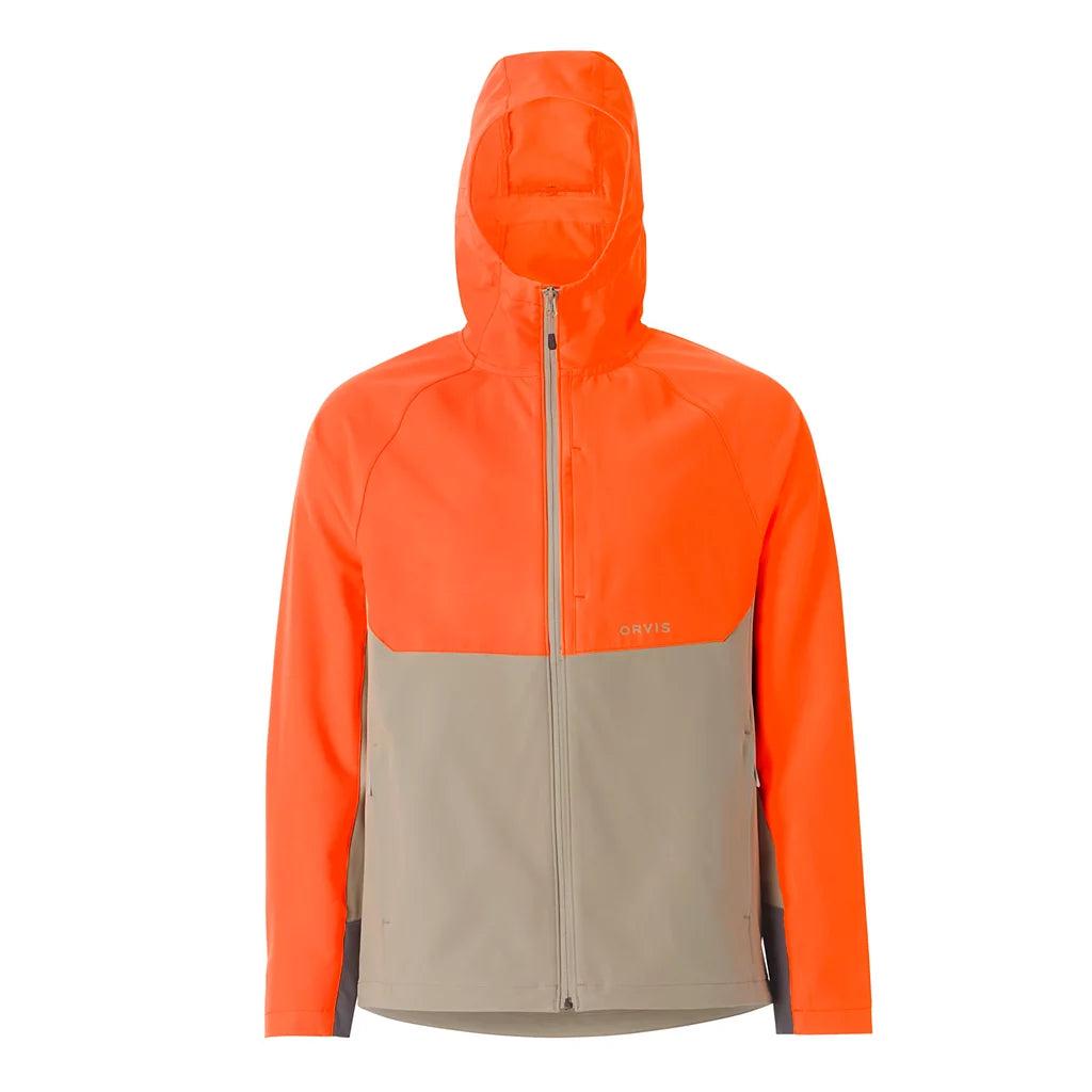 Orvis Pro LT Softshell Hoodie-Men's Clothing-Tan Blaze-S-Kevin's Fine Outdoor Gear & Apparel