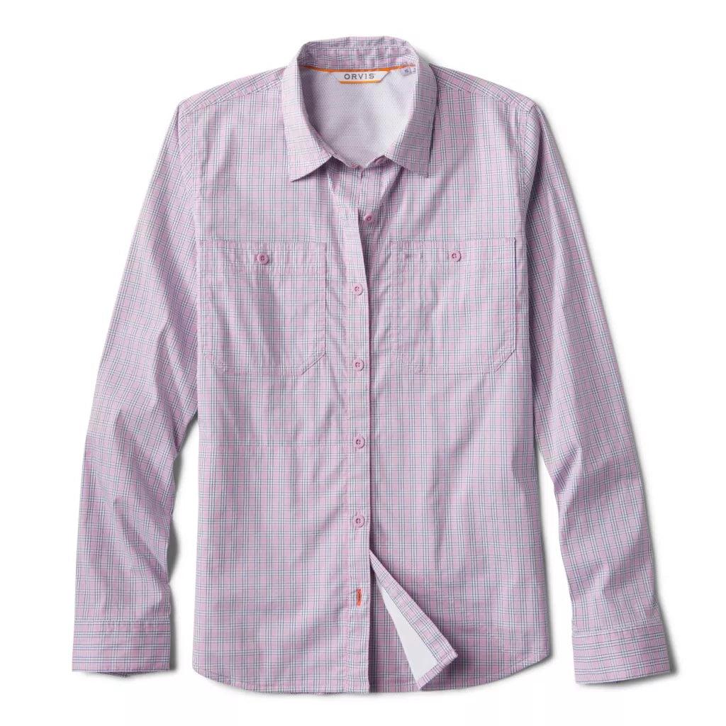 Orvis Women's River Guide Long-Sleeve Shirt-Lilac Plaid-XS-Kevin's Fine Outdoor Gear & Apparel