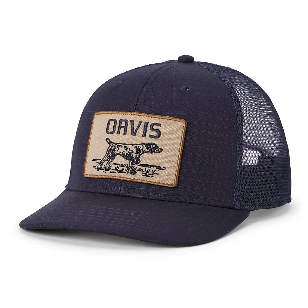 Orvis Pointer Trucker Hat-Men's Accessories-True Navy-Kevin's Fine Outdoor Gear & Apparel