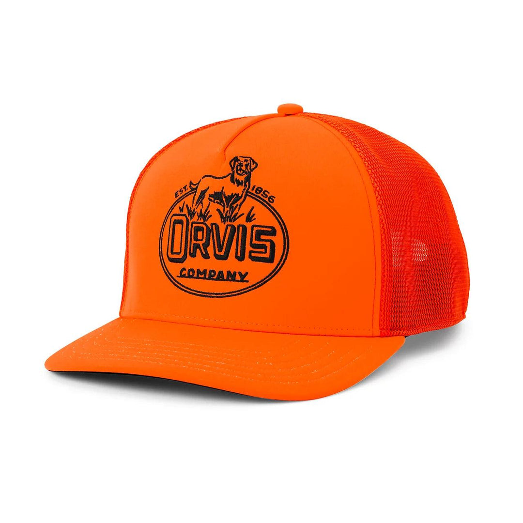 Orvis Upland Blaze Mesh Trucker-Men's Accessories-Blaze Dog-Kevin's Fine Outdoor Gear & Apparel