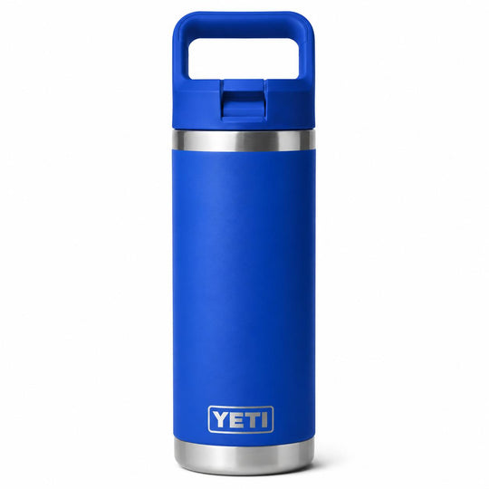 YETI 18 oz Rambler Water Bottle with Color-Matched Straw Cap-Hunting/Outdoors-Royal Blue-Kevin's Fine Outdoor Gear & Apparel