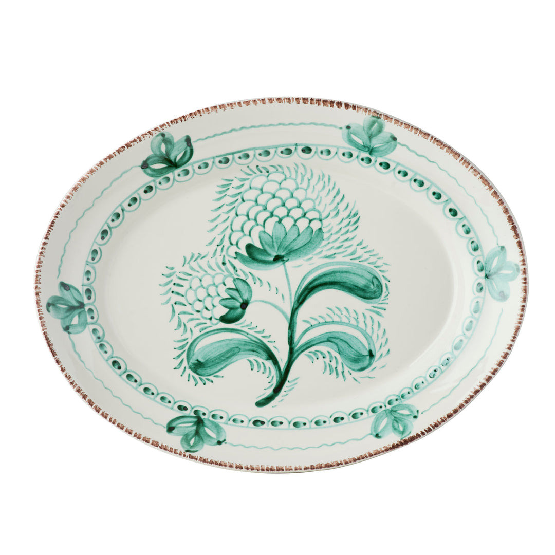 Casa Nuno Platter-Home/Giftware-Green/White-Kevin's Fine Outdoor Gear & Apparel