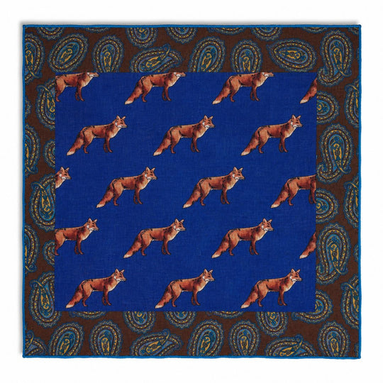 Kevin's Fox Pocket Square-Men's Accessories-Kevin's Fine Outdoor Gear & Apparel