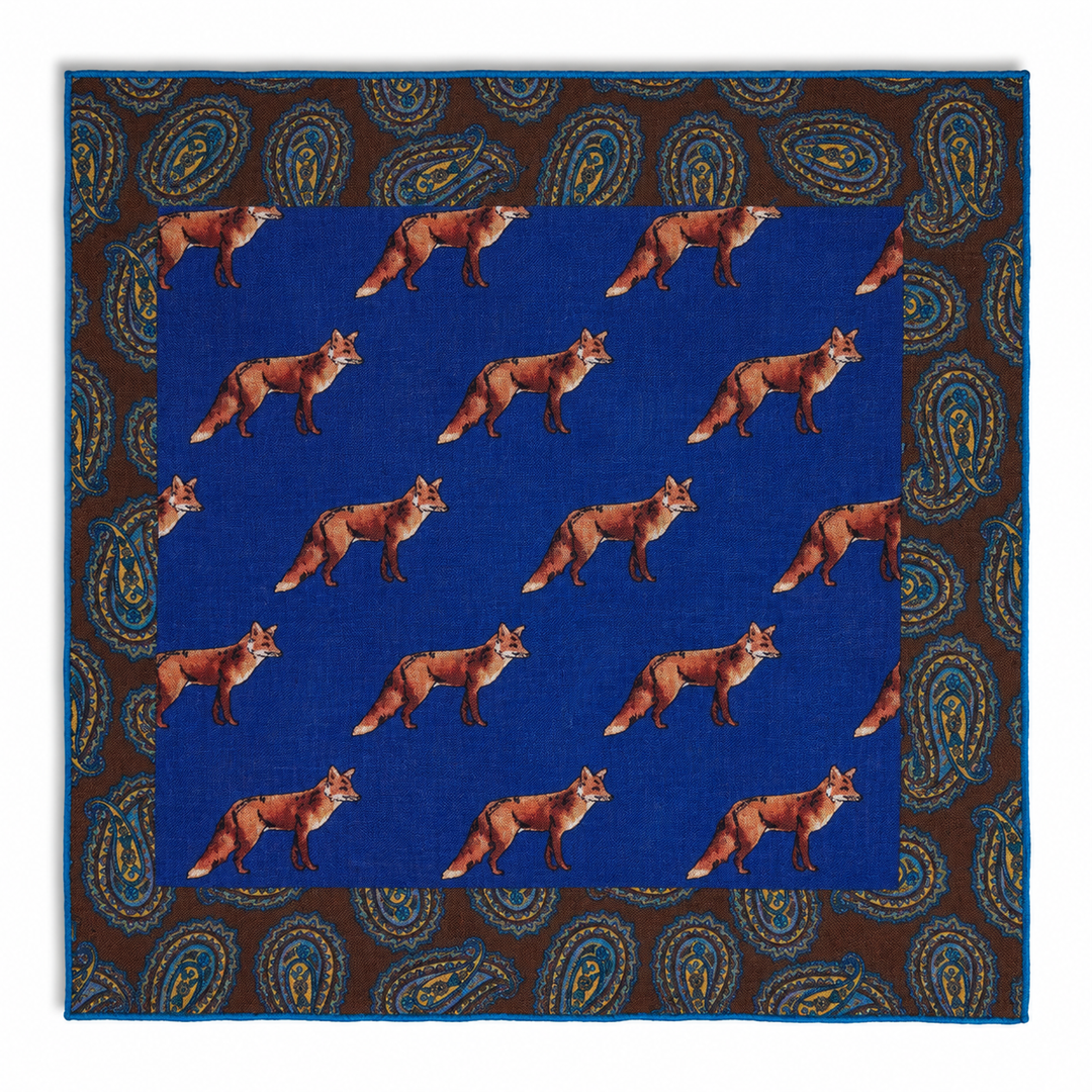 Kevin's Fox Pocket Square-Men's Accessories-Kevin's Fine Outdoor Gear & Apparel
