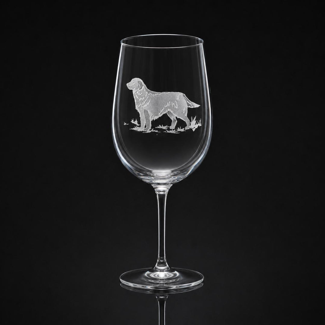 Kevin's Crystal 26 oz Wine Glass-Home/Giftware-Golden Retriever-Kevin's Fine Outdoor Gear & Apparel