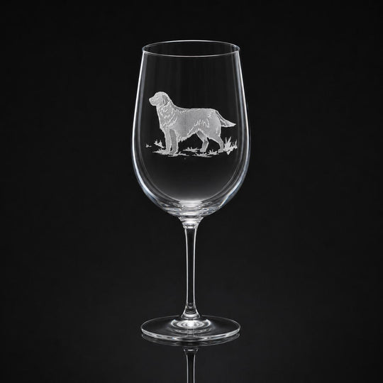 Kevin's Crystal 26 oz Wine Glass-Home/Giftware-Golden Retriever-Kevin's Fine Outdoor Gear & Apparel