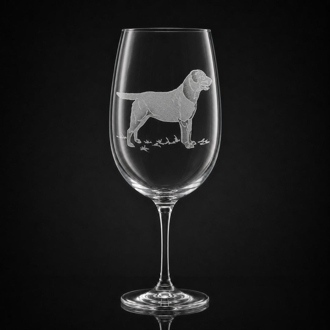 Kevin's Crystal 26 oz Wine Glass-Home/Giftware-Black Lab-Kevin's Fine Outdoor Gear & Apparel