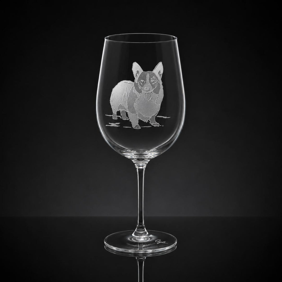 Kevin's Crystal 26 oz Wine Glass-Home/Giftware-Corgi-Kevin's Fine Outdoor Gear & Apparel