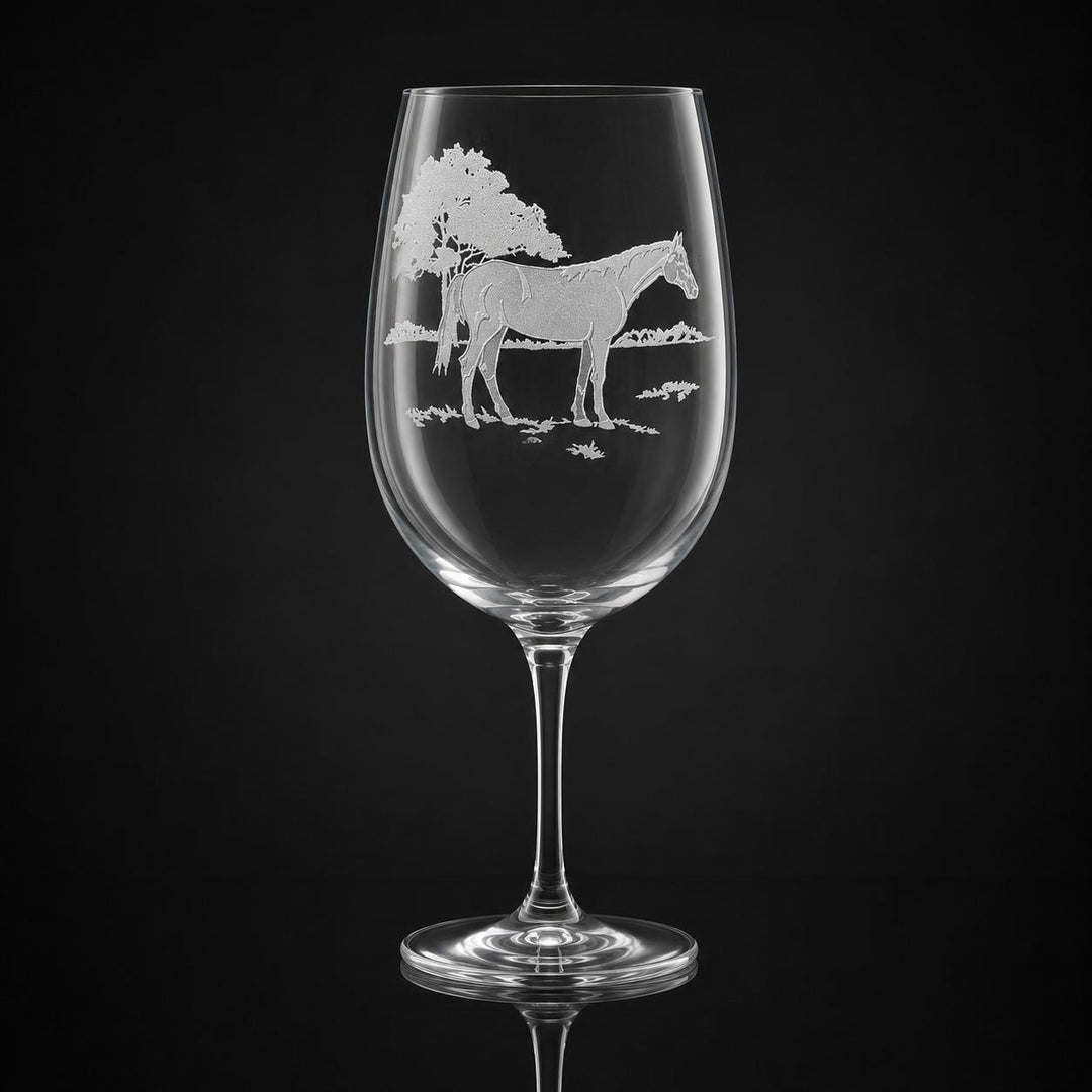Kevin's Crystal 26 oz Wine Glass-Home/Giftware-Horse-Kevin's Fine Outdoor Gear & Apparel