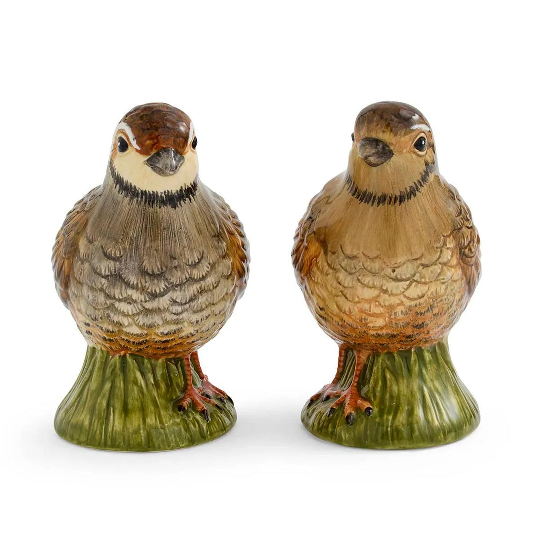 Spode Woodland Quail Salt & Pepper Shakers-Home/Giftware-Kevin's Fine Outdoor Gear & Apparel