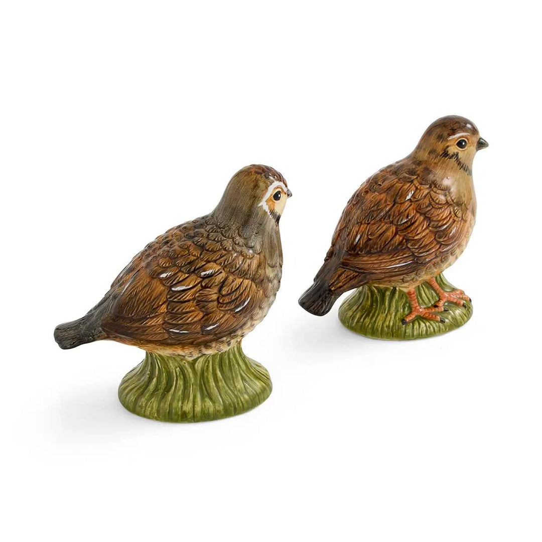 Spode Woodland Quail Salt & Pepper Shakers-Home/Giftware-Kevin's Fine Outdoor Gear & Apparel