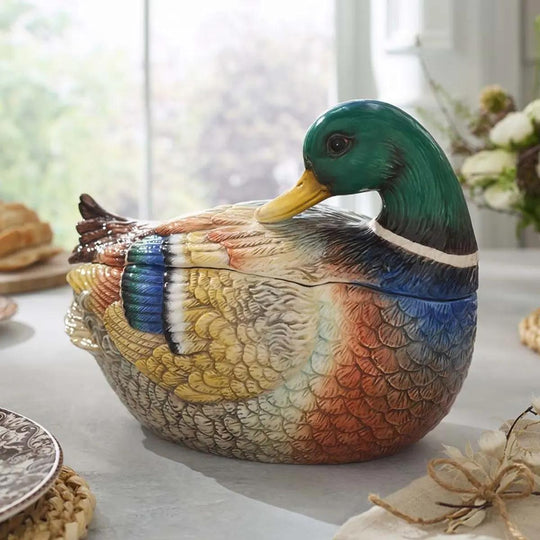 Spode Woodland Mallard Lidded Server-Home/Giftware-Kevin's Fine Outdoor Gear & Apparel