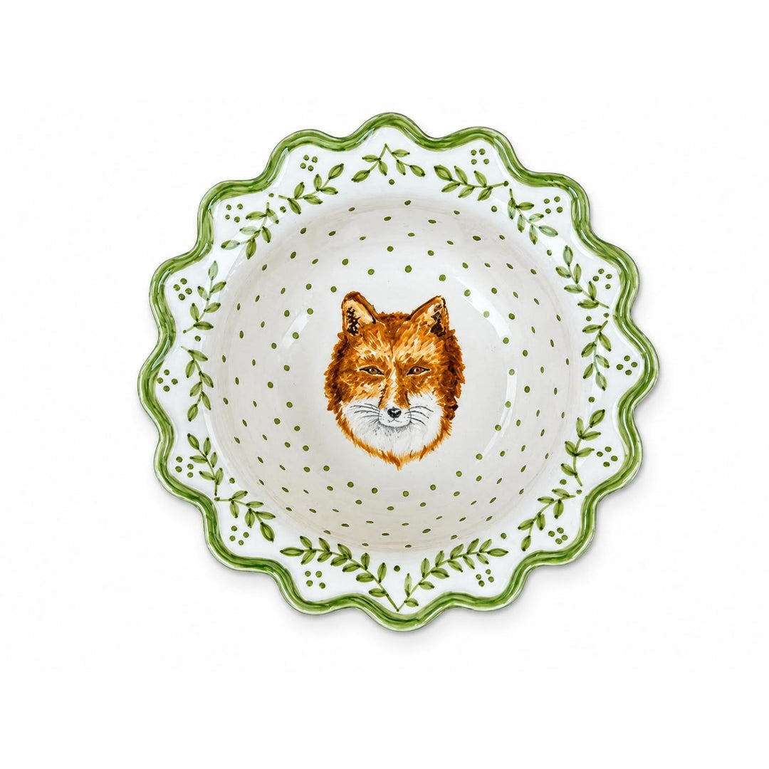 Foxy 7 oz Scalloped Cereal Bowl-Home/Giftware-Kevin's Fine Outdoor Gear & Apparel