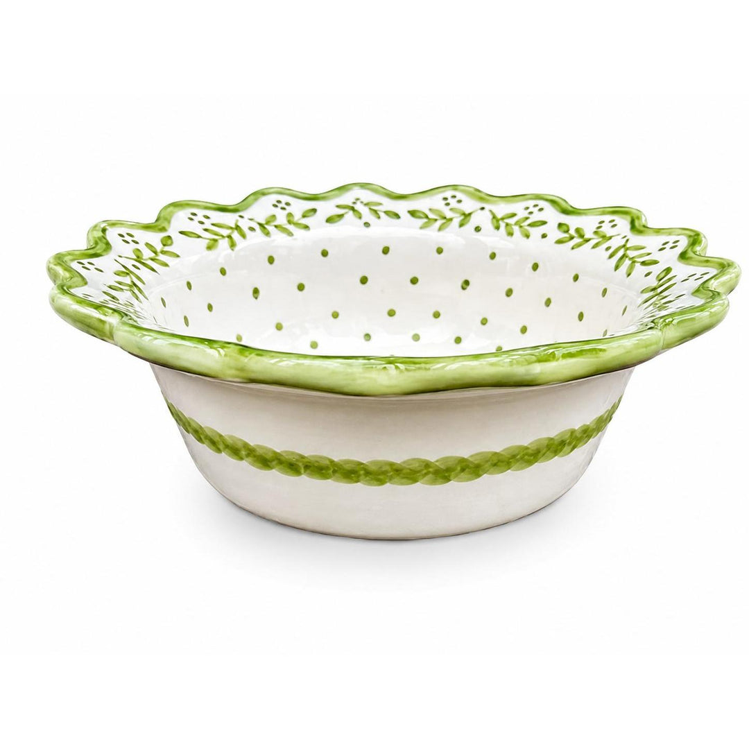 Foxy 7 oz Scalloped Cereal Bowl-Home/Giftware-Kevin's Fine Outdoor Gear & Apparel