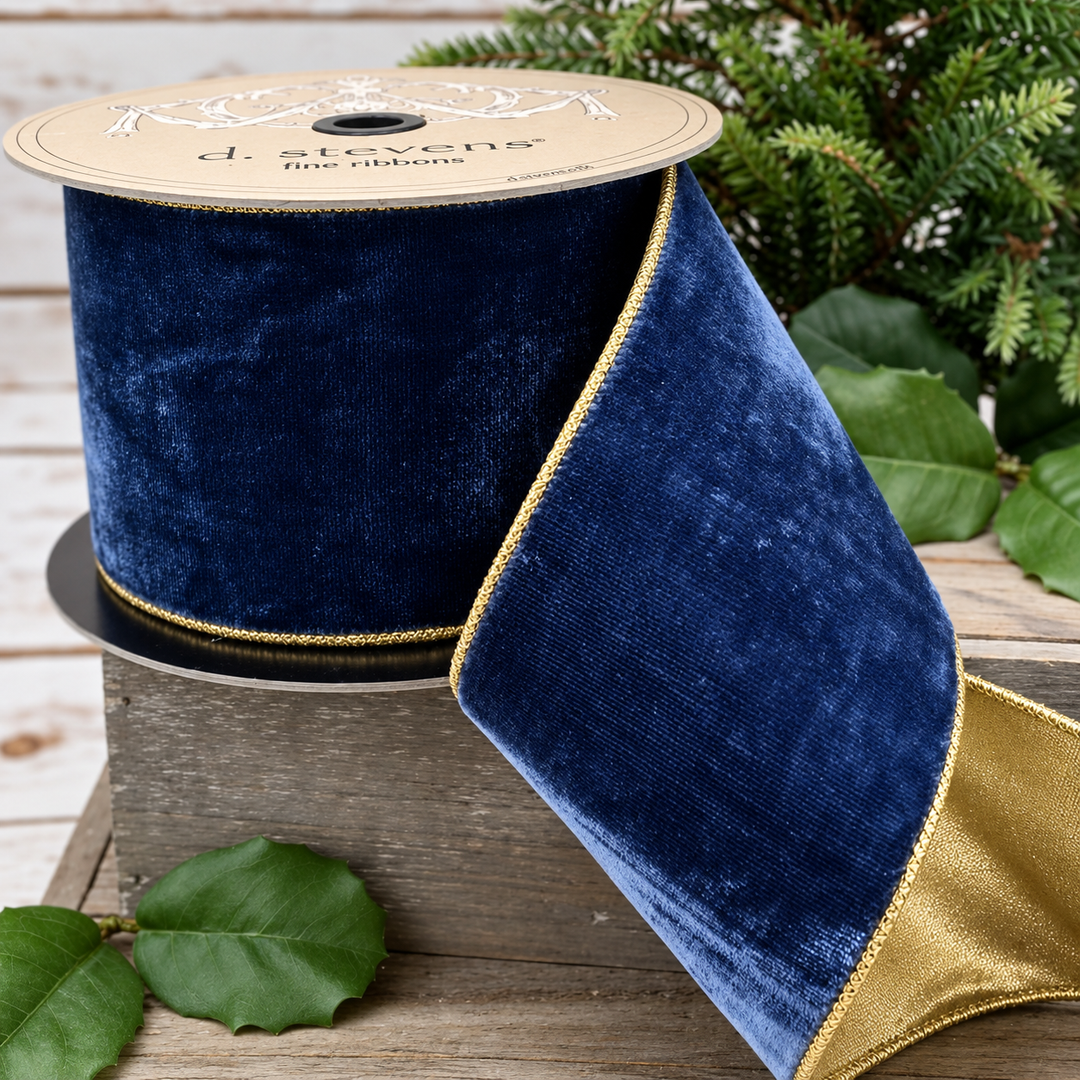 Lush Velvet Metallic Ribbon-Home/Giftware-Kevin's Fine Outdoor Gear & Apparel