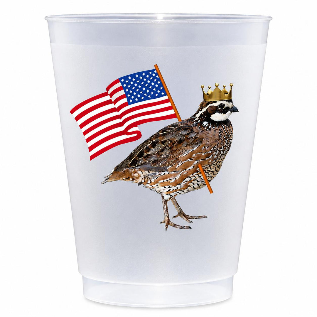 Kevin's Custom Frosted Shatter Proof Cups (8 pack)-Home/Giftware-Original Patriotic Bob-Kevin's Fine Outdoor Gear & Apparel