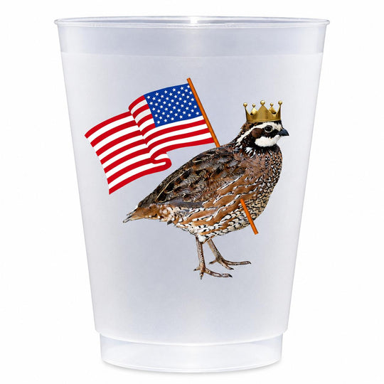 Kevin's Custom Frosted Shatter Proof Cups (8 pack)-Home/Giftware-Original Patriotic Bob-Kevin's Fine Outdoor Gear & Apparel