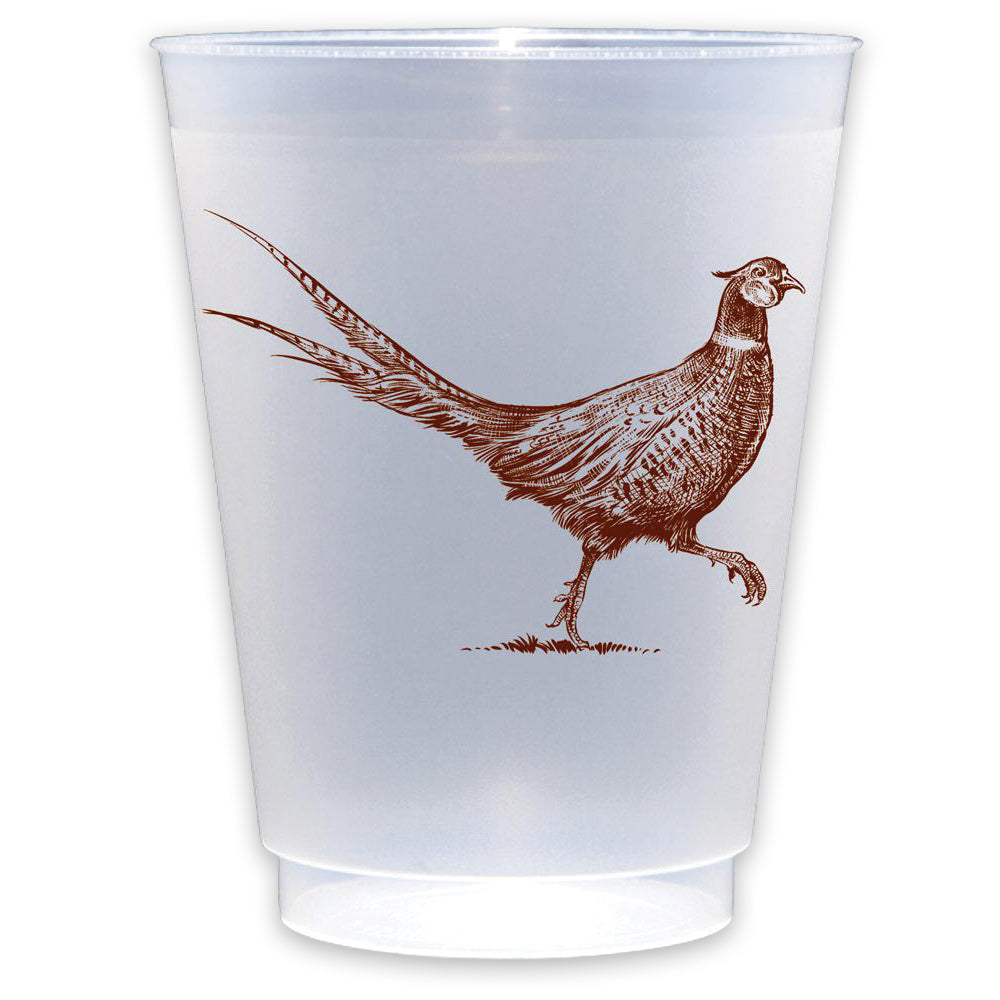Kevin's Frosted Shatter Proof Cups-Home/Giftware-Pheasant Strut-Kevin's Fine Outdoor Gear & Apparel