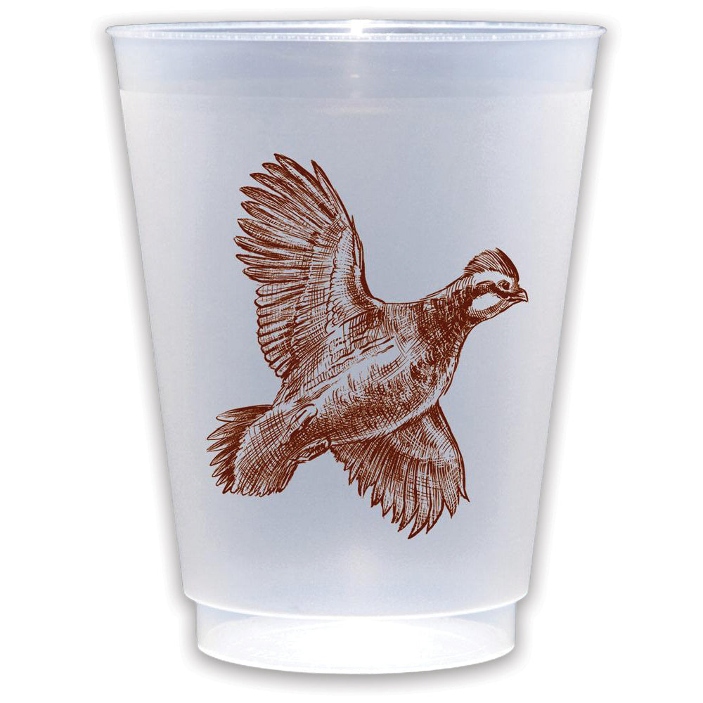 Kevin's Frosted Shatter Proof Cups-Home/Giftware-Quail-Kevin's Fine Outdoor Gear & Apparel
