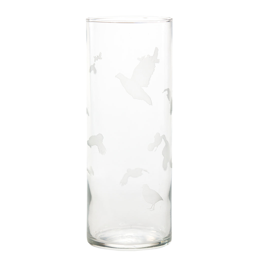 Kevin's Flighted Gamebird Etched Glass Candle Holder-Lifestyle-Kevin's Fine Outdoor Gear & Apparel