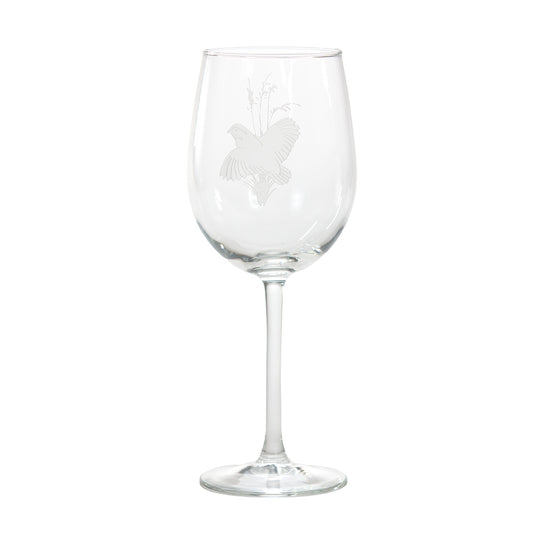 Kevin's Flighted Game Bird Glassware 16 oz. Wine Glass-Lifestyle-Quail-Kevin's Fine Outdoor Gear & Apparel