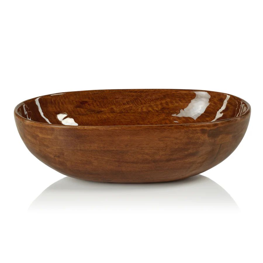 Gabonese Oval Mango Wood Bowl-Home/Giftware-Large-Kevin's Fine Outdoor Gear & Apparel