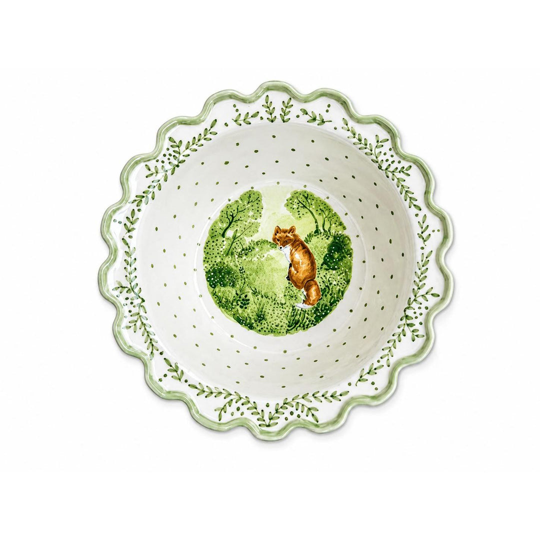 Foxy 10" Scalloped Serving Bowl-Home/Giftware-Kevin's Fine Outdoor Gear & Apparel