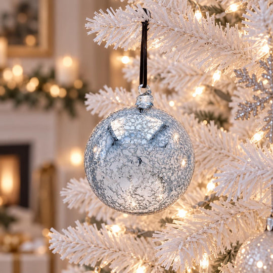 100mm Hand Blown Top Glass Delft Blue Ornament-Home/Giftware-Kevin's Fine Outdoor Gear & Apparel