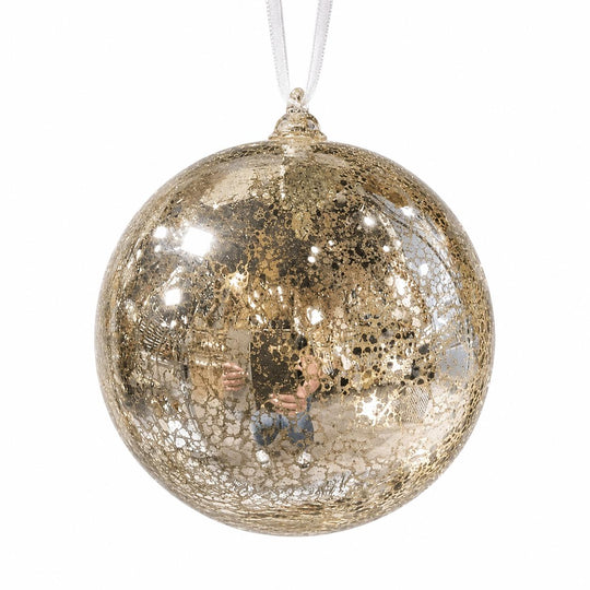 120mm Hand Blown Top Glass Mercury Vintage Silver Ornament-Home/Giftware-Kevin's Fine Outdoor Gear & Apparel