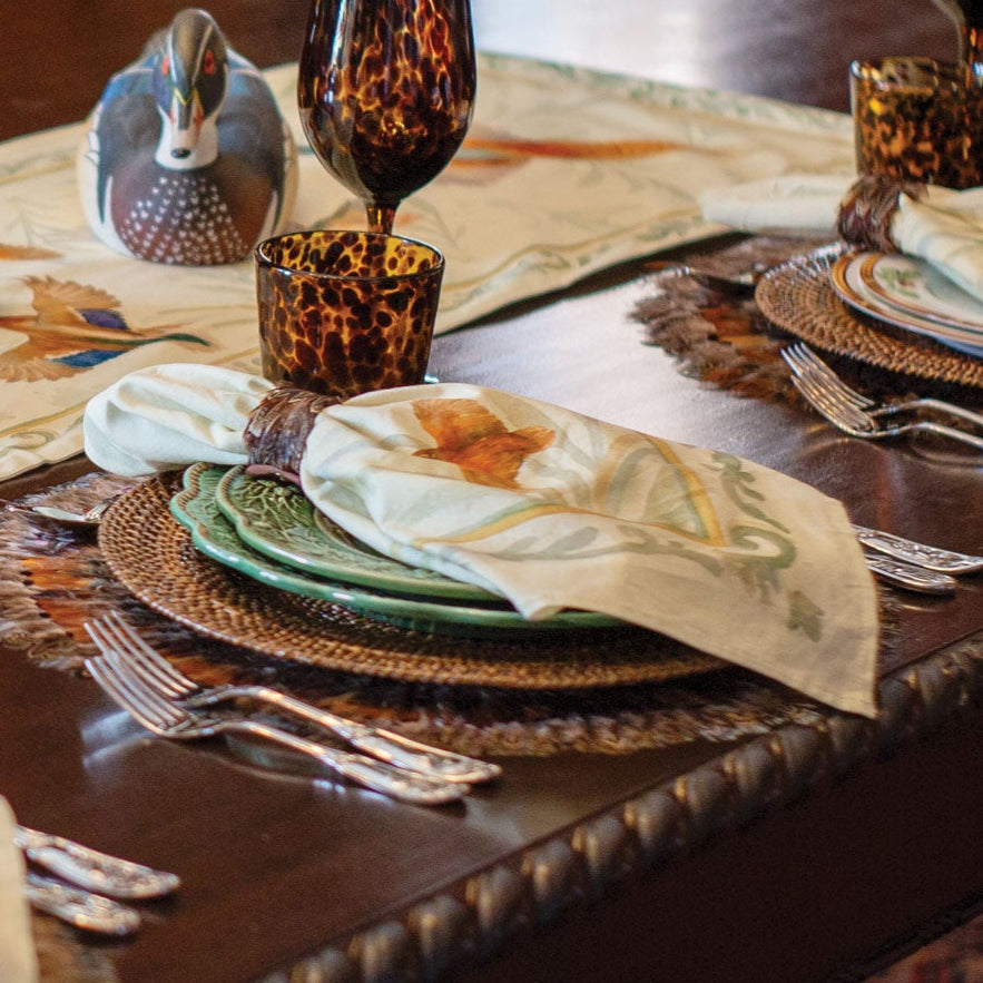 Flighted Game Bird Dinner Napkins-Lifestyle-Kevin's Fine Outdoor Gear & Apparel