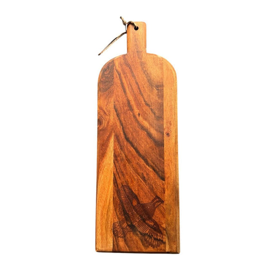 Kevin's Quail Acacia Bevel Board-Home/Giftware-Kevin's Fine Outdoor Gear & Apparel