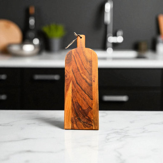 Kevin's Quail Acacia Bevel Board-Home/Giftware-Kevin's Fine Outdoor Gear & Apparel