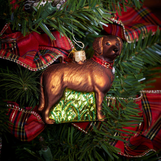 Standing Chocolate Labrador Ornament-Home/Giftware-Kevin's Fine Outdoor Gear & Apparel