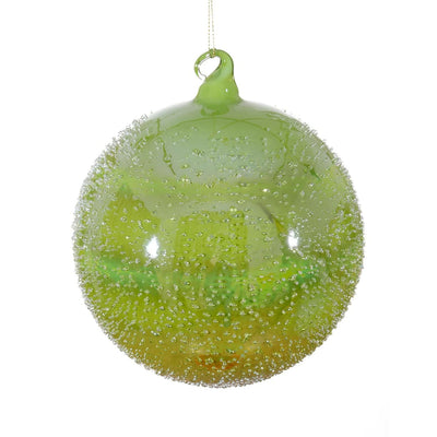 100 MM Glass Beaded Ball-HOME/GIFTWARE-GREEN-Kevin's Fine Outdoor Gear & Apparel