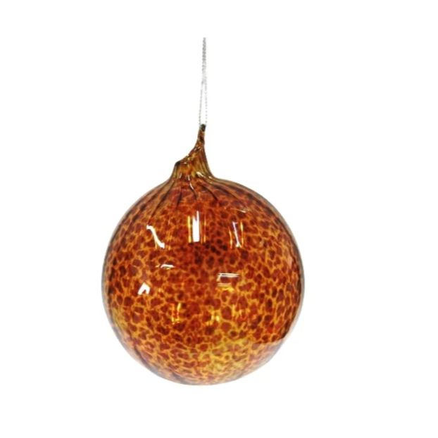 120 MM Spiral Leopard Ball Ornament-Home/Giftware-Kevin's Fine Outdoor Gear & Apparel