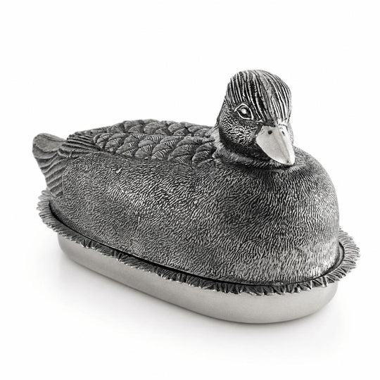 Pewter Mallard Duck Butter Dish-Home/Giftware-Kevin's Fine Outdoor Gear & Apparel