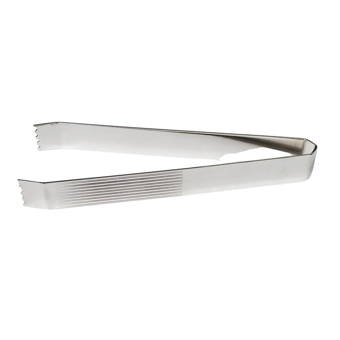 Silver Plated Ribbed Design Ice Tongs-Home/Giftware-Kevin's Fine Outdoor Gear & Apparel