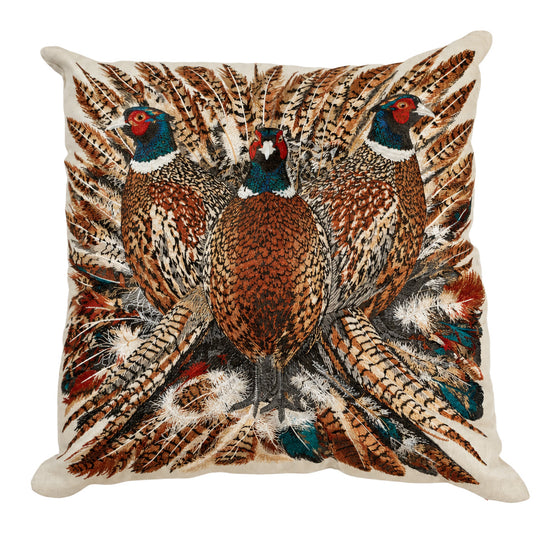 Pheasant Bouquet Pillow Cover-Home/Giftware-Kevin's Fine Outdoor Gear & Apparel