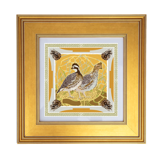 10" Framed Paper Scarf Design Artwork