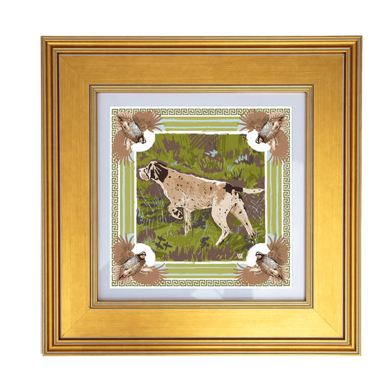 10" Framed Paper Scarf Design Artwork