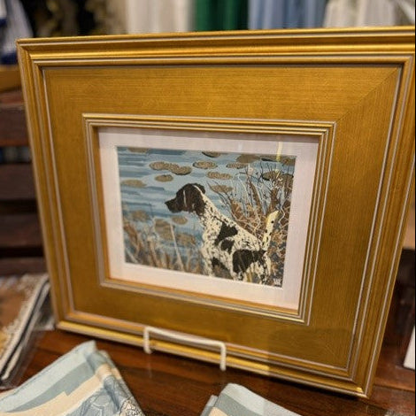 German Shorthair At Pond Framed Artwork-Home/Giftware-Kevin's Fine Outdoor Gear & Apparel