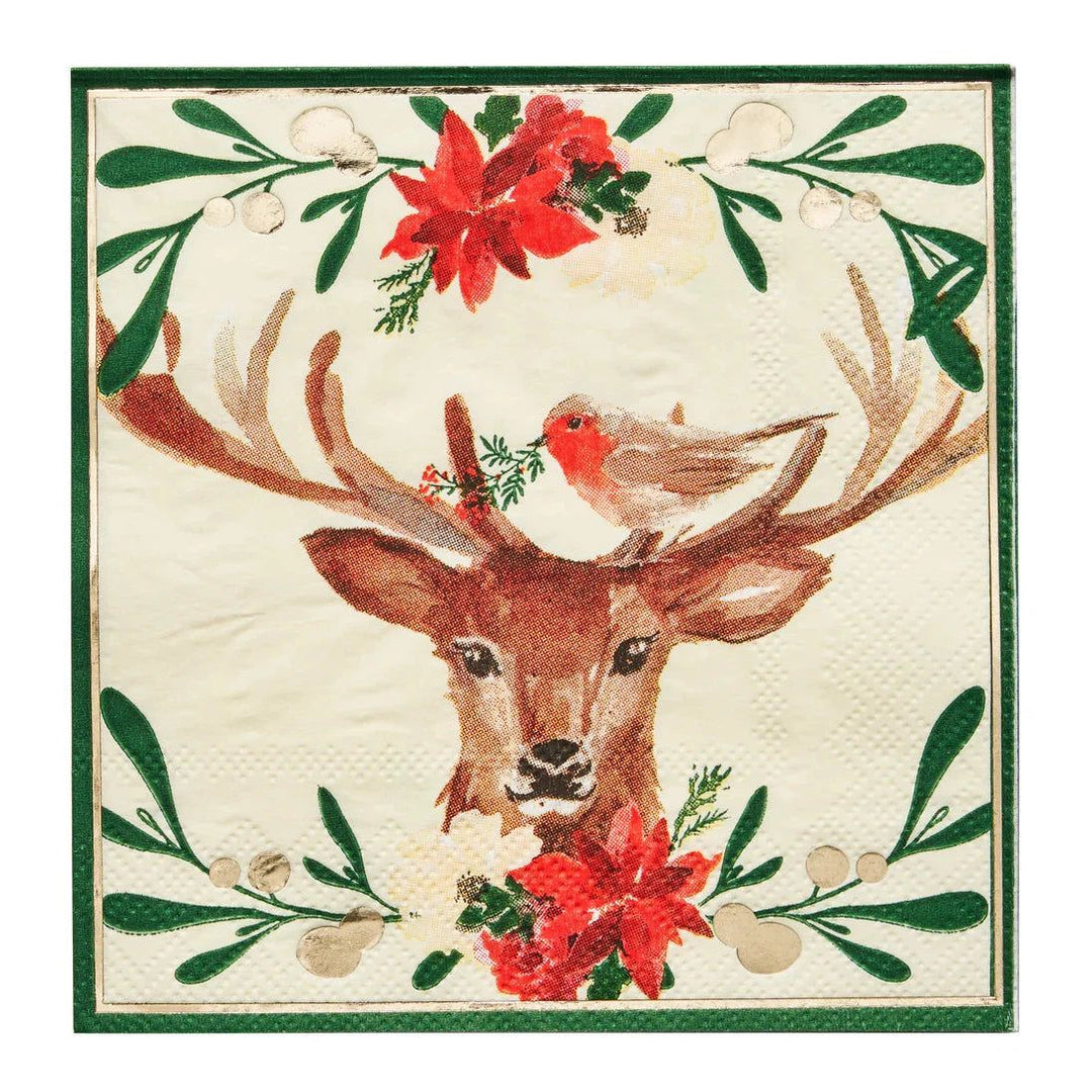 Sophistiplate Christmas Forest Cocktail Napkins-Lifestyle-Kevin's Fine Outdoor Gear & Apparel