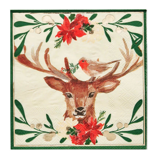 Sophistiplate Christmas Forest Cocktail Napkins-Lifestyle-Kevin's Fine Outdoor Gear & Apparel