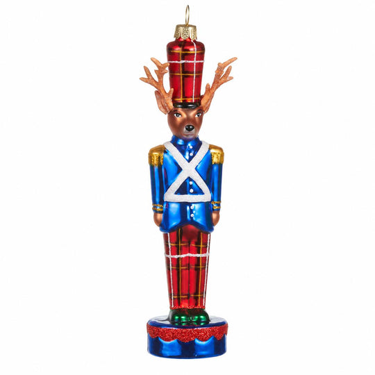 6.5" Deer Nutcracker Ornament