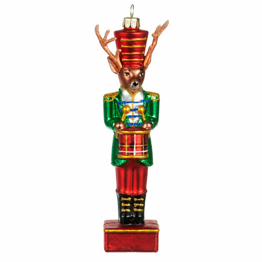 6.5" Deer Nutcracker Ornament