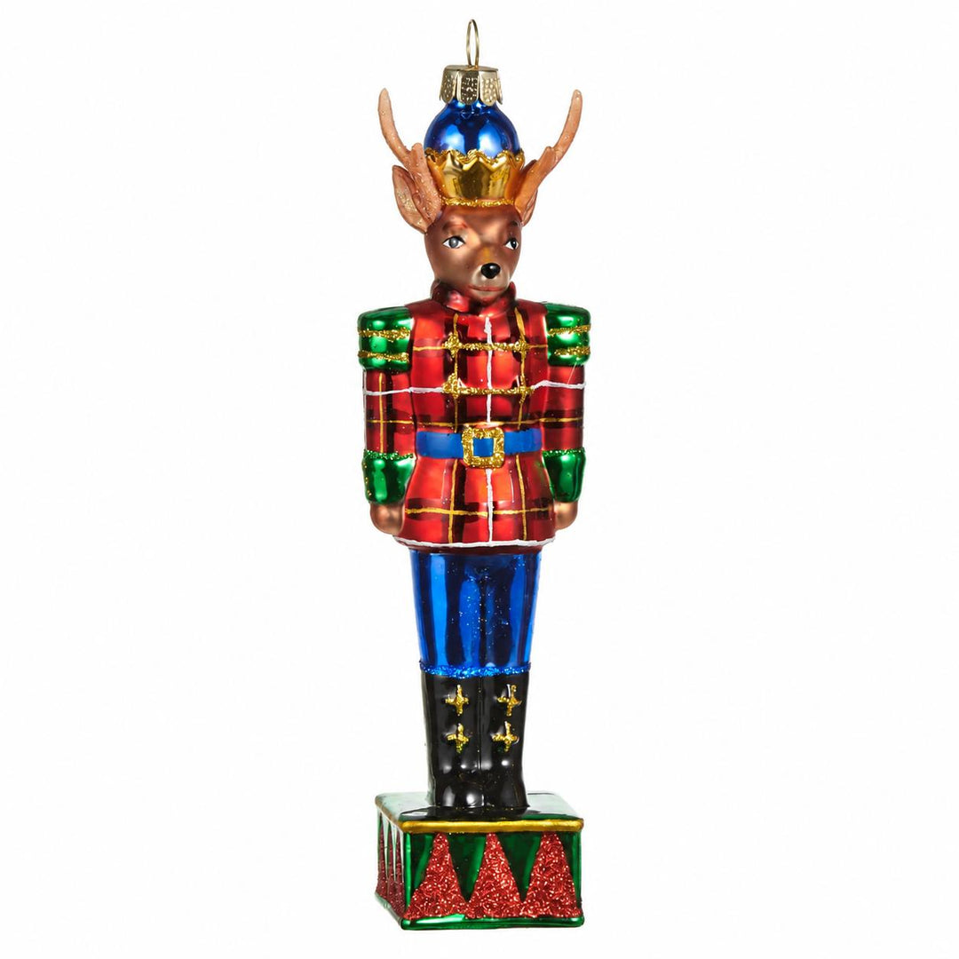 6.5" Deer Nutcracker Ornament
